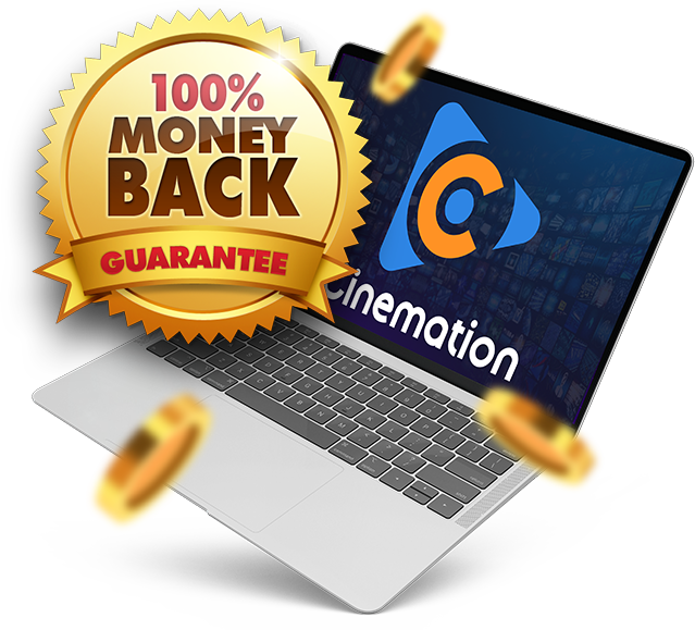 Cinemation AI 30-day money back guarantee for AI video creation platform